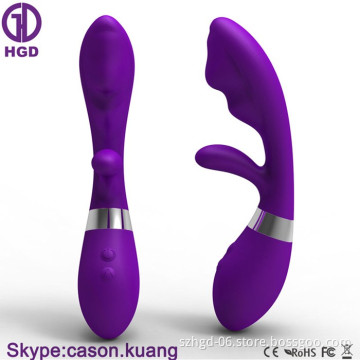 High quality silicone g-spot massager vibrator female sex toys virgin vibrator